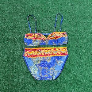 Vintage 90s multicolored bikini